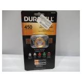 NEW DURACELL 450 Lumen High-Intensity Multi-Function LED Headlamp - Comfortable and Ultra-Strong Design with 5 Modes and 3-AAA Batteries Included