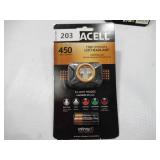 NEW DURACELL 450 Lumen High-Intensity Multi-Function LED Headlamp - Comfortable and Ultra-Strong Design with 5 Modes and 3-AAA Batteries Included