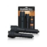 NEW Duracell 80 & 100 Lumens Heavy Duty Rubber LED Flashlights - Pack of 2 Flashlights