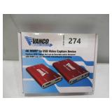 Vanco CAPT4K1 4K HDMI to USB Capture with Audio Embedding / De-Embedding - RED