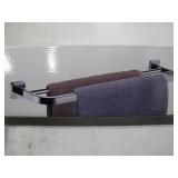 NEW NearMoon Double Bath Towel Bar - 22 Inches Chrome
