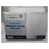 NEW Serenity by Tempur-Pedic Cooling Memory Foam Pillow - Standard Size