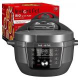 Instant Pot RIO Wide Plus, 7.5 Quarts 35% Larger Cooking Surface, 9-in-1 Electric Multi-Cooker, Pressure Slow Cooker, Rice Cooker, Steamer-XL