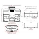 NEW ArtBin 6994AB Solutions Cabinet, Portable Art & Craft Organizer with Handle & Drawers