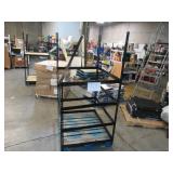 Adjustable Black Metal Frame Built to Fit Onto Pallets - Perfect for Projects