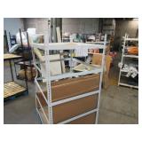 Adjustable White Metal Frame Built to Fit Onto Pallets - Perfect for Projects
