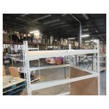 Adjustable White Metal Frame Built to Fit Onto Pallets - Perfect for Projects
