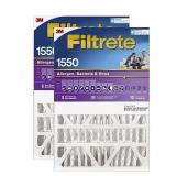 NEW Filtrete Allergen Reduction Filter for 20x25x4" Housings, 1500 MPR, MERV 12, 2 Pack