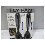 NEW Fly Fan 2- Pack with Built-In Power Bank Portable Charger by Tech2