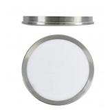 Energetic 14” Slim LED Flush Mount Light Fixture - 1 Light - Brushed Nickel