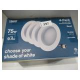 Feit Electric 75W Replacement 5-CCT LED Recessed Downlight 4PK