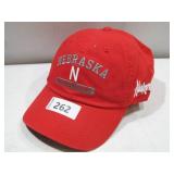 NEW Captivating Brand Nebraska Cornhusker One Size Fits Most Baseball Cap - RED