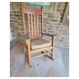 Weathered Prairie Mission Porch Rocking Chair Weathered Prairie Mission Porch Rocking Chair