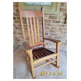 Weathered Prairie Mission Porch Rocking Chair Weathered Prairie Mission Porch Rocking Chair
