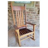 Weathered Prairie Mission Porch Rocking Chair Weathered Prairie Mission Porch Rocking Chair