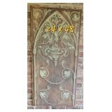 Gothic Architectural Relief Metal Art Panel Gothic Architectural Relief Metal Art Panel