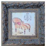 Romantic Ornately Framed Print ~ Crazy Chaise Romantic Ornately Framed Print ~ Crazy Chaise
