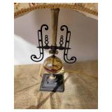 Beautiful Crewelwork Shade Victorian Inspired Table Lamp Beautiful Crewelwork Shade Victorian Inspired Table Lamp