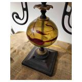 Beautiful Crewelwork Shade Victorian Inspired Table Lamp Beautiful Crewelwork Shade Victorian Inspired Table Lamp