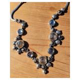 Brighton Signed Silene Champagne Mocha Gem and Pearl Necklace Brighton Signed Silene Champagne Mocha Gem and Pearl Necklace
