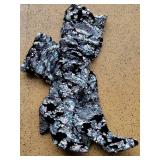 Fab Black Velvet Sequinned Thigh Hi Sloughy Boots ~ 9 Fab Black Velvet Sequinned Thigh Hi Sloughy Boots ~ 9
