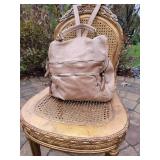 Bolsa Nova Nude Leather Backpack Bolsa Nova Nude Leather Backpack