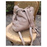 Bolsa Nova Nude Leather Backpack Bolsa Nova Nude Leather Backpack
