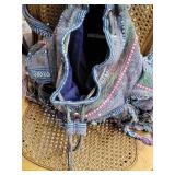 Boho Braided Fringe Backpack, as Boho Braided Fringe Backpack, as