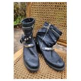AS98 Black Leather Moto Boots ~ Nori AS98 Black Leather Moto Boots ~ Nori
