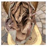 Campomaggi Canvas and Leather Lavata Fibbie Bag Campomaggi Canvas and Leather Lavata Fibbie Bag