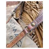 Campomaggi Canvas and Leather Lavata Fibbie Bag Campomaggi Canvas and Leather Lavata Fibbie Bag