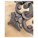 Carved Wood Door Frame Finial Carved Wood Door Frame Finial