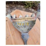 Vintage Silver Moroccan Jeweled Wall Sconce Vintage Silver Moroccan Jeweled Wall Sconce