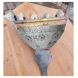 Vintage Silver Moroccan Jeweled Wall Sconce Vintage Silver Moroccan Jeweled Wall Sconce