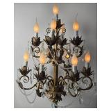 Brilliant Baroque 18th Century Style Candelabara Accent Lamp Brilliant Baroque 18th Century Style Candelabara Accent Lamp
