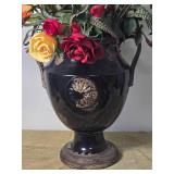 Greco-Roman Style Urn Planter - Black / Gold Greco-Roman Style Urn Planter - Black / Gold
