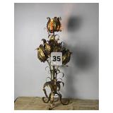 Tall Gold Florentine Bouquet Accent Table Lamp Tall Gold Florentine Bouquet Accent Table Lamp