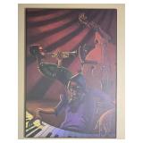 Stylish Jazz Fine Art Print - Justin Bua - Jazz Trio Stylish Jazz Fine Art Print - Justin Bua - Jazz Trio