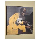 Stylish Jazz Fine Art Print - Justin Bua - Piano Man Stylish Jazz Fine Art Print - Justin Bua - Piano Man