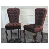 Stylish Modern Tufted Accent Chair - Pair Stylish Modern Tufted Accent Chair - Pair