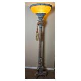 Gorgeous Oversized Florentine Torchiere Floor Lamp Gorgeous Oversized Florentine Torchiere Floor Lamp