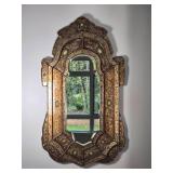 Stunning Reverse Painted Accent Mirror Stunning Reverse Painted Accent Mirror