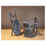 Fantastic Fine Art Pressed Metal Sculpture Set - Jazz Quintet Fantastic Fine Art Pressed Metal Sculpture Set - Jazz Quintet