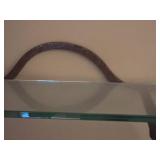 Chic Rustic Glass Wall Mount Shelf Pair Chic Rustic Glass Wall Mount Shelf Pair