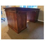 Rustic Farmhouse Executive Office Desk Rustic Farmhouse Executive Office Desk