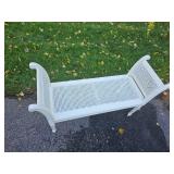 Vintage Cane Seat Bench Vintage Cane Seat Bench