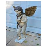Wooden Architectural Cherub Angel Statue Wooden Architectural Cherub Angel Statue
