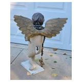 Wooden Architectural Cherub Angel Statue Wooden Architectural Cherub Angel Statue