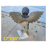 Wooden Architectural Cherub Angel Statue Wooden Architectural Cherub Angel Statue