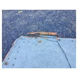 Wagon Gate Salvage Painted Cherub Scene Wagon Gate Salvage Painted Cherub Scene